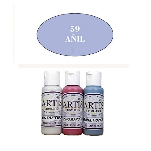 PINTURA ACRÍLICA ARTIS CROMÁTICA 60 ML AÑIL
