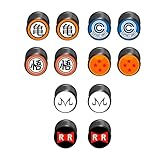 6 Pairs Dragon Cosplay Anime Plug Earrings Jewelry for Men and Women