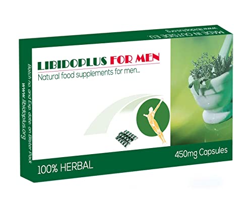 New! Super Extra-Strong LIBIDOPLUS® - GINSENG AND HERBAL FOOD SUPPLEMENT FOR MEN. The Most Effective Natural, Powerful and Fast Acting Food Supplement for men! - (Pack of 10 Capsules)