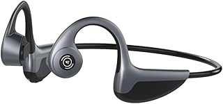 Obuyke 1Pc Fones De Ouvido Fones De Ouvido De Exercício Fones De Ouvido Preto Fone De Ouvido De Condução Óssea Fone De Ouvido De Condução Óssea Fone De Ouvido Estéreo Preto Fones De