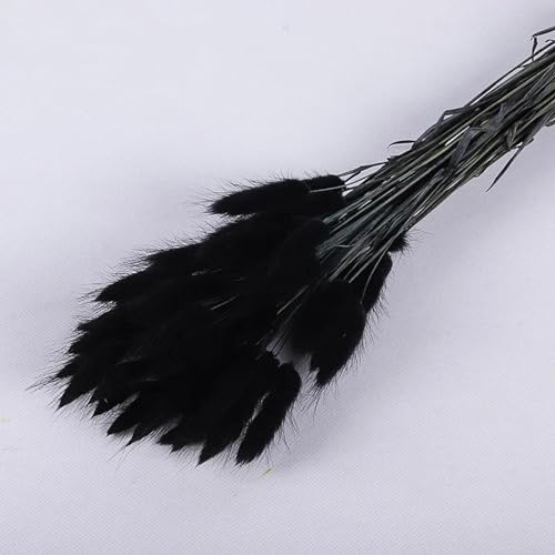 Ramo de 60 flores secas de pampas negro 45 cm
