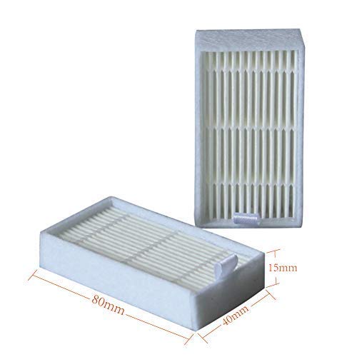 WuYan Ersatz-Staubsaugerfilter HEPA-Filter für Chuwi Vida V3 V3s X5 V5 V5s Pro Ecovacs CR130 CR120 CEN540 CEN250 Reinigungsteile, 10 Stück