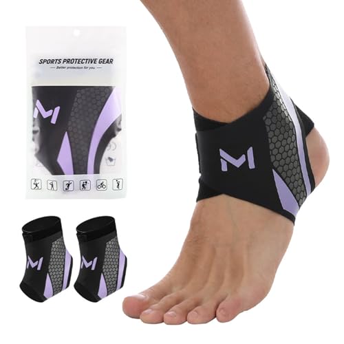 Tobillera ergonómica con correa ajustable para esguinces y soporte estable en baloncesto 5