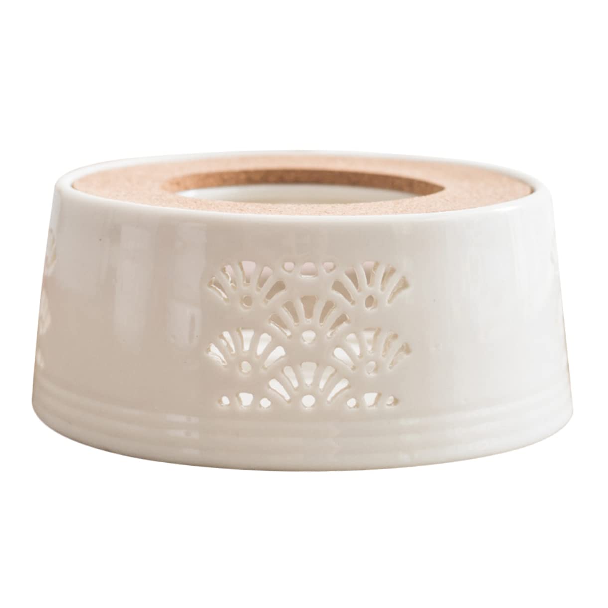 Mobestech Design Ceramic Tea Warmer Stylish Tea Kettle Warmer for Home Office and Tea House and Keeps Tea and Milk Warm Desktop Decoration