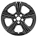17" Gloss Black Wheel Skin Set Made for Ford Escape (13-16) | Durable ABS Plastic Cover - Fits Directly Over OEM Wheel