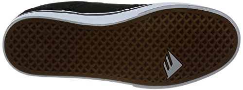 Emerica Men's the Reynolds Low Vulc Skate Shoe, black/white, 7 Medium US