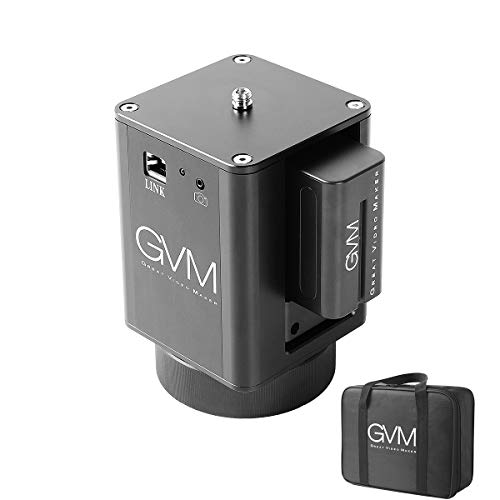 GVM Tripod Head for Camera,Programmable Panoramic Time-Lapse Tripod Head with Adjustable Rotating Angle