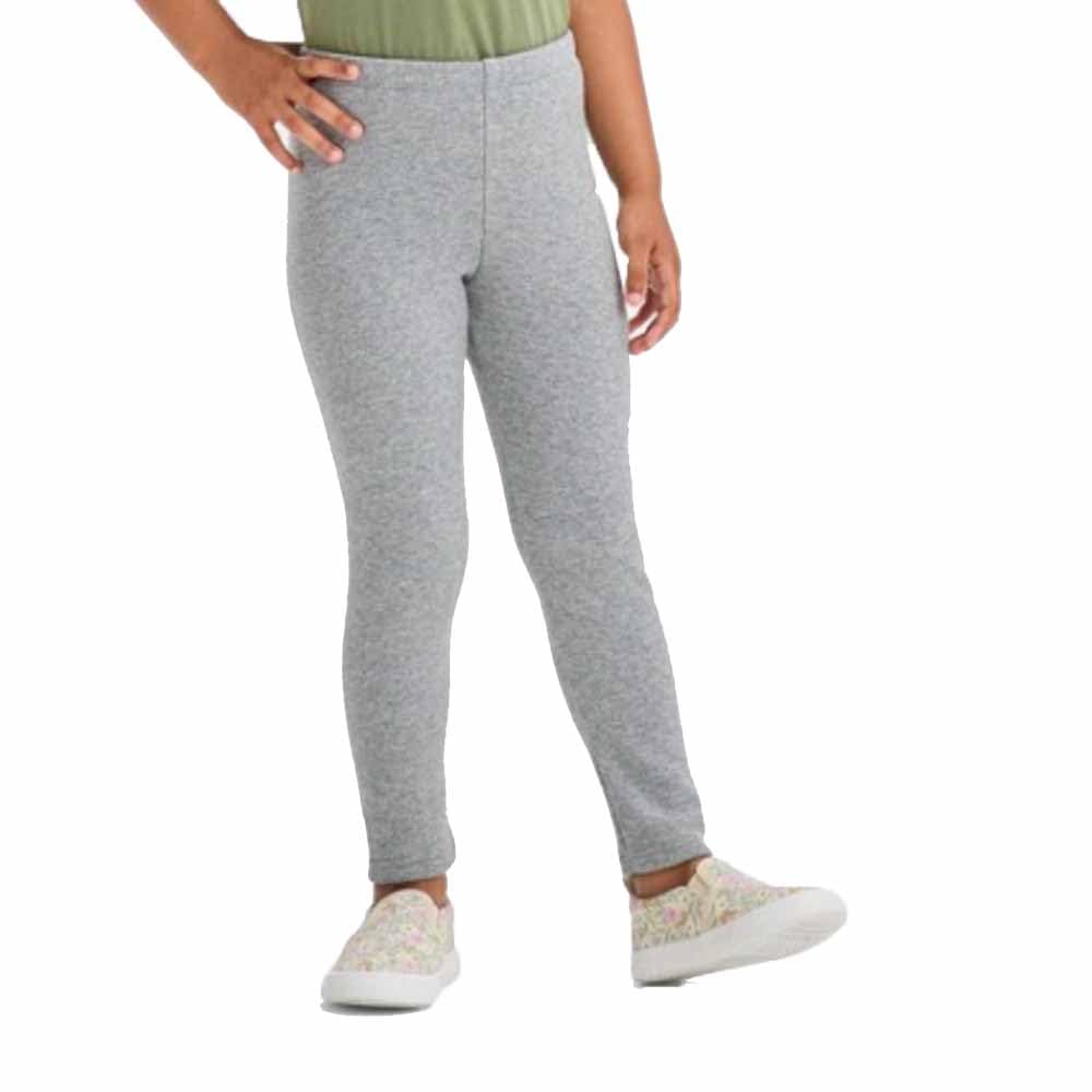 Cat & Jack Toddler Girls' Cozy Leggings -, Heather Grey, 18 Months
