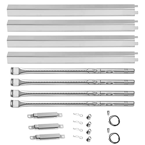 Grill Rplacement Parts for Charbroil Performance 4 Burner 463365021 463365522 463352521, 5 Burner 463448021, 4-Burner 463366022, G325-0002-W1 Heat Plate, G327-2100-W1 Burner, Igniter, Crossover Tube by FORYEYC - Used condition - US$27.66