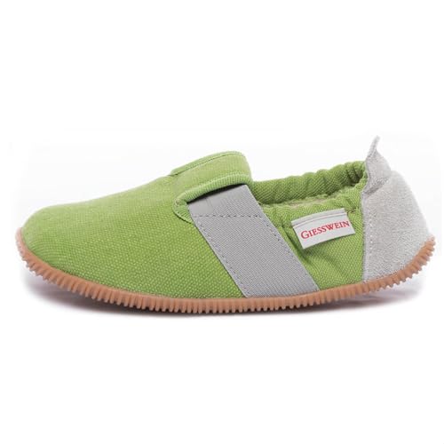 GIESSWEIN Kinder Hausschuhe Söll Slim-Fit - Baumwoll Slippers...