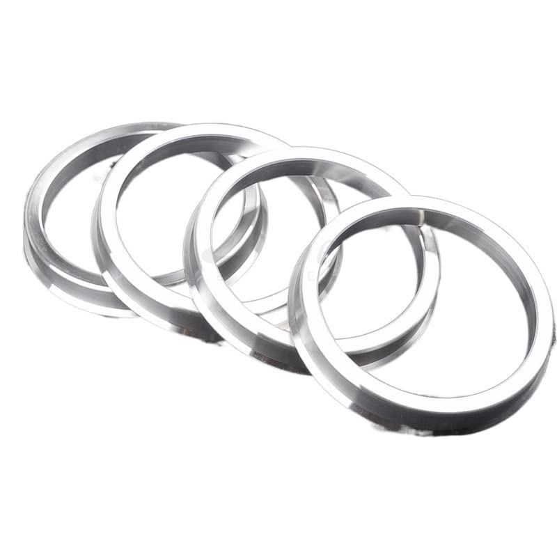 Jeu De 4 Bagues De Centrage En Aluminium – 73,1 Mm Vers 63,4 Mm – Élimine Les Vibrations Des Roues – Pour Jantes Et Moyeu