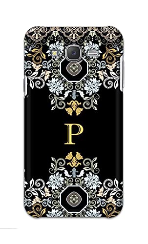 Image of Printed Hard Back Cover Case for Samsung Galaxy J7 2015 | Samsung J7 NXT Back Cover (Alphabet P) -1803