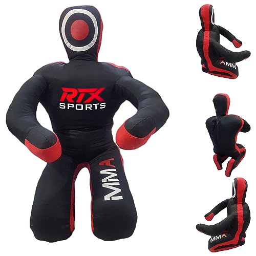 RTX MMA Judo Grappling Dummy Ungefüllt Boxsack für Brazilian Jiu Jitsu - Wrestling, Kampfsport, Selbstverteidigung, Karate, Submission-Training Sitzposition Dummy Canvas RTX MMA Judo Grappling Dummy Ungefüllt Boxsack für Brazilian Jiu Jitsu - Wrestling, Kampfsport, Selbstverteidigung, Karate, Submission-Training Sitzposition Dummy Canvas