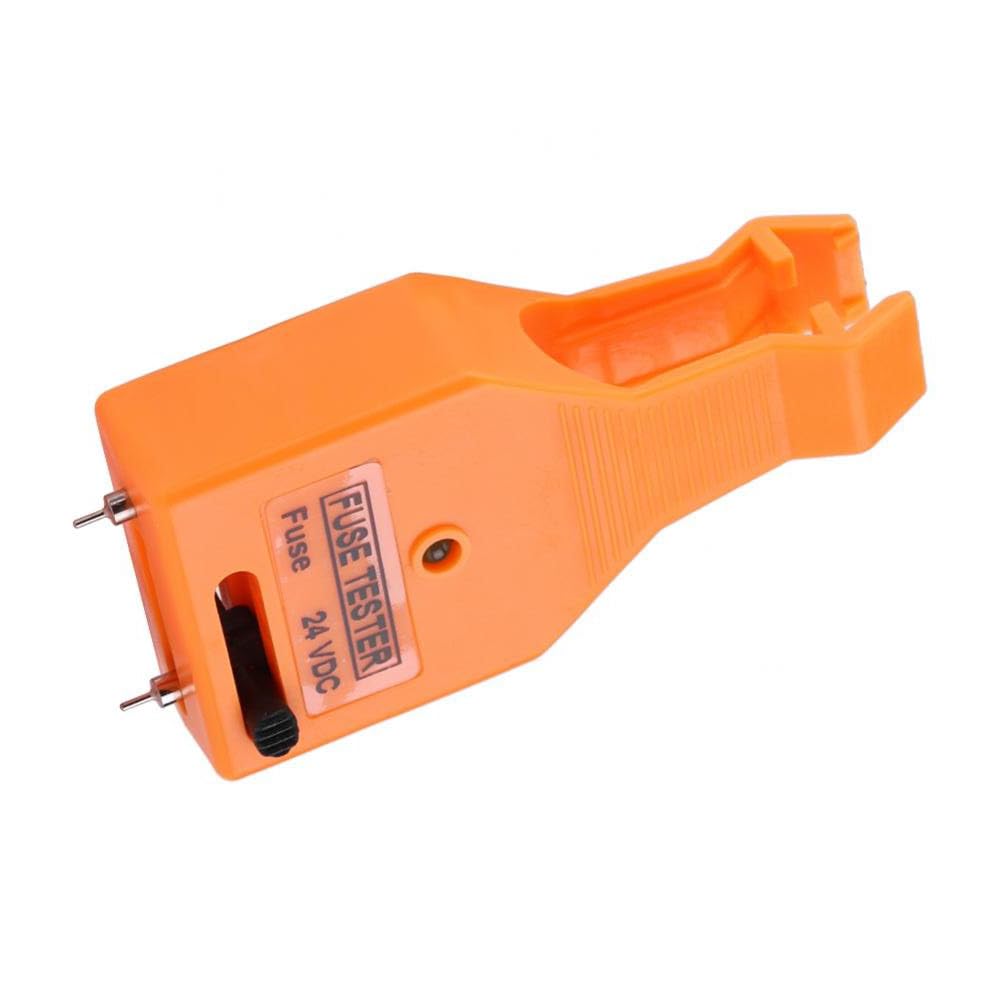 Testeur De Fusible Automobile Multifonction - Extracteur Et Vérificateur Pour Fusibles Mini/standard/maxi, Couleur Orange