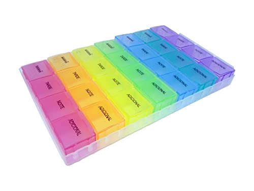 Caixa Comprimido Porta 4x Dia Medicamento Remédio Semanal