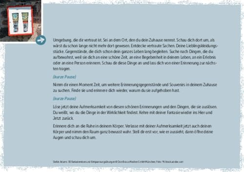 30 Fantasiereisen und Entspannungsübungen: Bildkarten für Jugendarbeit und Schule. Mit bewussten Pau