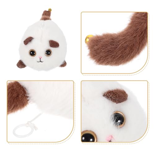 Gato de peluche interactivo Alipis con cola móvil y relleno de algodón PP 6