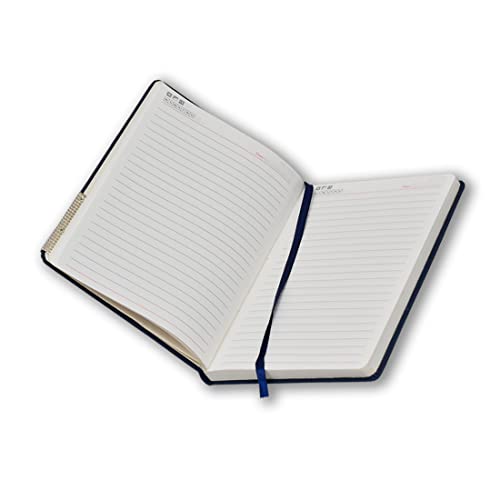 Image of COI Blue A5 Faux Leather Corporate Executive Organizer Diary /Stationary Planner for Man and Women (Set of 2)