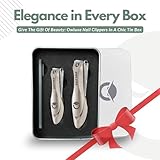 Heavy Duty Nail Clippers Set 3 with Catcher, Wide Jaw Ultra Sharp Edge Fingernail & Toenail Clippers for Thick Nails, Includes Nail Files, Complete Nail Kit by Owluxe in Gift Box for Men and Women - Image 7