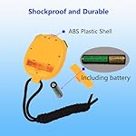 Stopwatch Timer with Countdown, ON/Off Simple Operation No Clock No Date, Digital Stop Watch for Sports, Yellow - Image 3