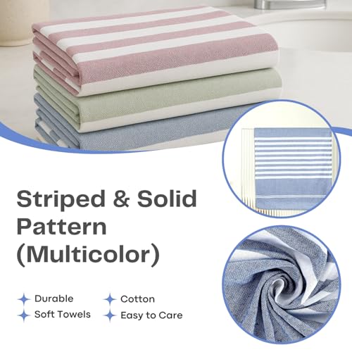 Image of Premium Hand Towels | 180 GSM Cotton Hand Towels | Hand Towel Set of 5 | Hand Towel for Gym | Soft Towels | Size 16W x 25L (Multicolor, Pack of 5)