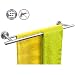 Produktbild WonderWorker Fantasy | 80357 | Handtuchhalter Doppelt, Handtuchstange | Silbern, Edelstahl | Ohne Bohren | 70x13x5.3CM