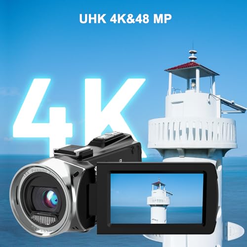 Yeein 8162J-PLUS Video Camera Camcorder 4K 48Mp Digital Vlogging Camera For Youtube 3.0 Inch 270°Rotation Lcd Screen 18X Digital Zoom Video Recorder thumb #1