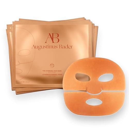 Augustinus Bader The Hydrogel Face Mask – Luxury Cooling, Hydrating &amp; Plumping Facial Treatment – Smooths, Firms &amp; Boosts Radiance – Soothing, Restorative Formula