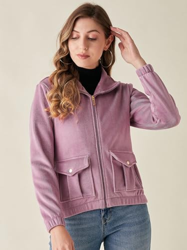 Image of Modeve Women Full Sleeve Jacket for Winter