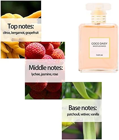 Eau De Toilette Fragrance for Women 50ml, Sweet floral fragrance perfume Long Lasting Eau De Toilette Spray for Women