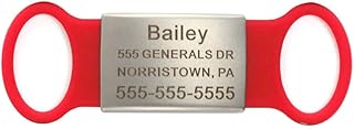 Free Engraving Stainless Steel ID Dog Tags for Cat and Dog Collar, Pet Identification Tags, Personalized Cat Dog ID Tags, Engraved Collars