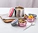 Lille Home Lunch Box Set, An Vacuum Insulated Bento/Snack Box Keeping Food Warm for 4-6 Hours, Two BPA-Free Food Containers, A Lunch Bag, A Portable Cutlery Set (Pink)
