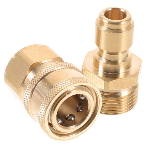 Veemoon 1paar Schnellanschluss Wasser Schlauchverbinder Hochdruck Adapter Für Garten Und Waschmaschinen Einfache Verbindung Und Leckschutz Langlebig Und Vielseitig