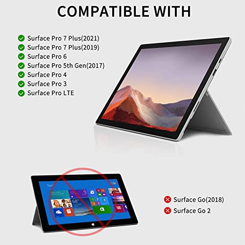 Rapoo Xk200 Bluetooth Microsoft Surface Pro 7+/Pro 7/Pro 6/Surface Pro 5 (Pro 2017)/Pro 4 12.3 Inch Tablet/Surface Pro 3 2014 Keyboard Case With Trackpad - Detachable Wireless Keyboard Type Cover #TOP3