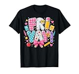 Happy Fri-Yay Friday Coquette Bow Teacher Back to School T-Shirt