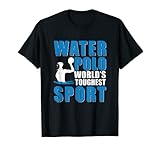 El deporte más duro del mundo Water Polo con un diseño deportivo de juego de pelota es perfecto para un atleta de polo de agua que ama el juego de pelota de agua y lo mejor para un jugador de polo de agua que juega el juego de polo de agua con el equipo de polo de agua en una piscina.