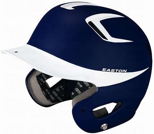 Easton Youth Natural Grip Two-Tone Batting Helmets Fits 6 3/8-7 1/8 Navy/White