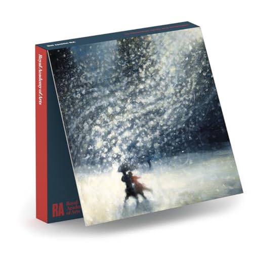 Royal Academy of Arts, Bill Jacklin RA, Snowy Night Pack of 10 Christmas Cards (15x 15cm)