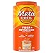 Metamucil Fizzy Fiber Supplement + Metabolism, Plant Based Psyllium Fiber Powder with B12 for Metabolism of Fats and Proteins, Daily Supplement for Regularity, Citrus Flavored Sugar-Free, 130 Serving