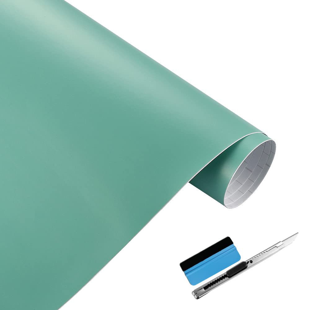 NewL Película autoadhesiva de Vinilo Plata Mate para liberación de Aire, clasificación al Aire Libre para Uso automotriz, Contiene Herramientas de instalación (30 cm x 150 cm) — view 8