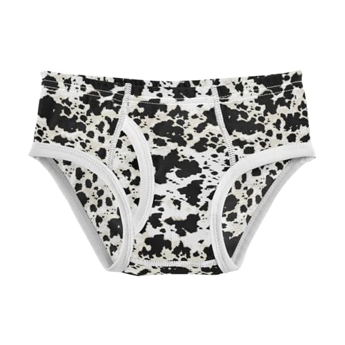 Boys' Exclusive Briefs Toddler Underwear 95% Combed Cotton Boxerbriefs 2T Leopard Cheetah Cow 2