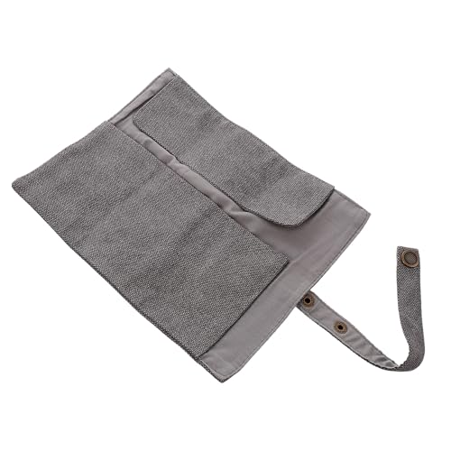 DRESSOOS Organizador Enrollable para Relojes Inteligentes Funda de Nylon Gris para Correas Estuche Compacto de Viaje para Almacenamiento Seguro y Protección Portátil