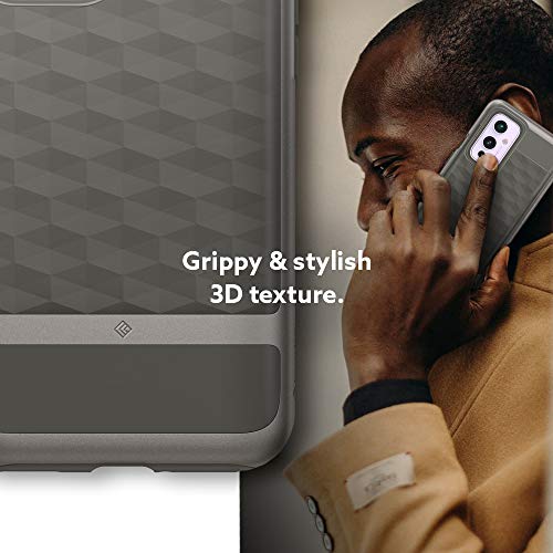 Image of CASEOLOGY by Spigen Parallax for OnePlus OnePlus 9 5G Case, OnePlus 9 5G Back Cover - TPU + Poly Carbonate｜Ash Gray