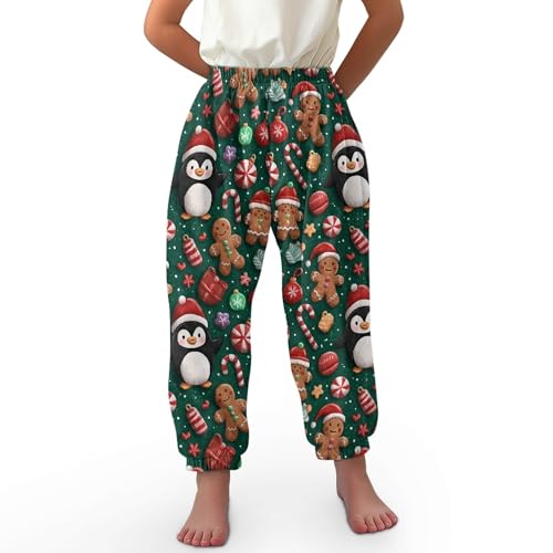 Image of Unisex Little Kids Yoga Trousers Bohemian Beach Pants Baggy Harem Activewear for Boys and Girls Age 3-10