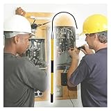 Vara de rescate de seguridad eléctrica portátil para 10 kV, 35 kV, 110 kV, varilla de tracción salvavidas de fibra de vidrio con bolsa de lona, herramienta de seguridad con gancho extractor para tra