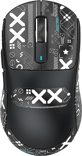 Image of ATTACK SHARK X3 Lightweight Wireless Gaming Mouse with Non-Slip Mouse Grip Tape, Adhesive Design, Elastic Side Grips, Stickers, Sweatproof Pads /Anti Sweat Paste