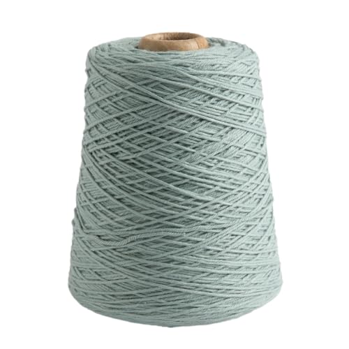 Image of Knit Picks Dishie Gray Worsted Weight 100% Cotton Yarn for Dishcloths | 400g cone of soft solid colored knitting yarn in Inlet color for crocheting, machine washable.