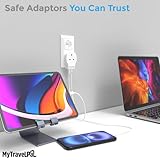 MyTravelPal UK to Europe 20W PD Travel Adapter With USB C | British Safety Standards | Fast Charge UK to European Plug Adapter USB-C | Euro EU Adapter Plug France Spain Portugal Turkey Greece - Image 6