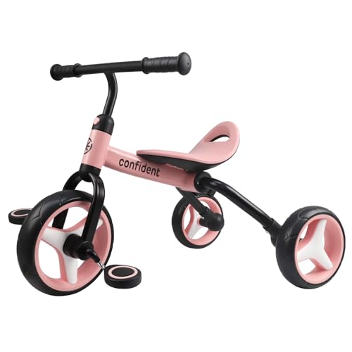 YGJT 4 in 1 Tricycle for Toddlers Age 2-5, Folding