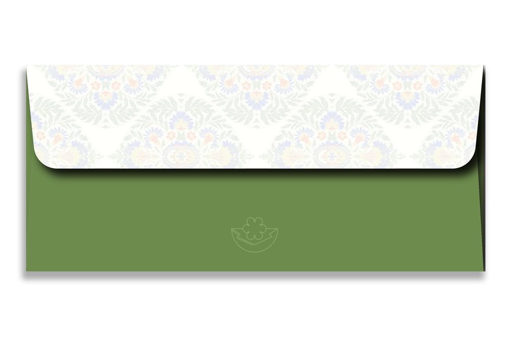 Mehta Envelope Mfg Co. Shagun Lifafa/Money Gift Envelope Digital Print in Pearl Finish 200 GSM Thick Paper Size : 18.41 x 8.25 cm (7.25 x 3.25 Inches) Pack of 10 SKU ME-01072 1